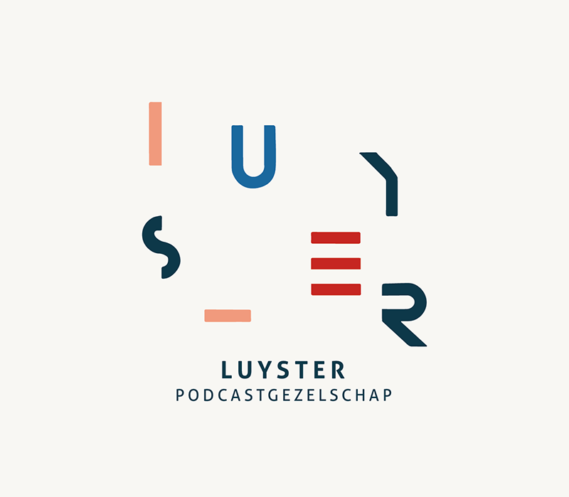 Logo postcast gezelschap Luyster